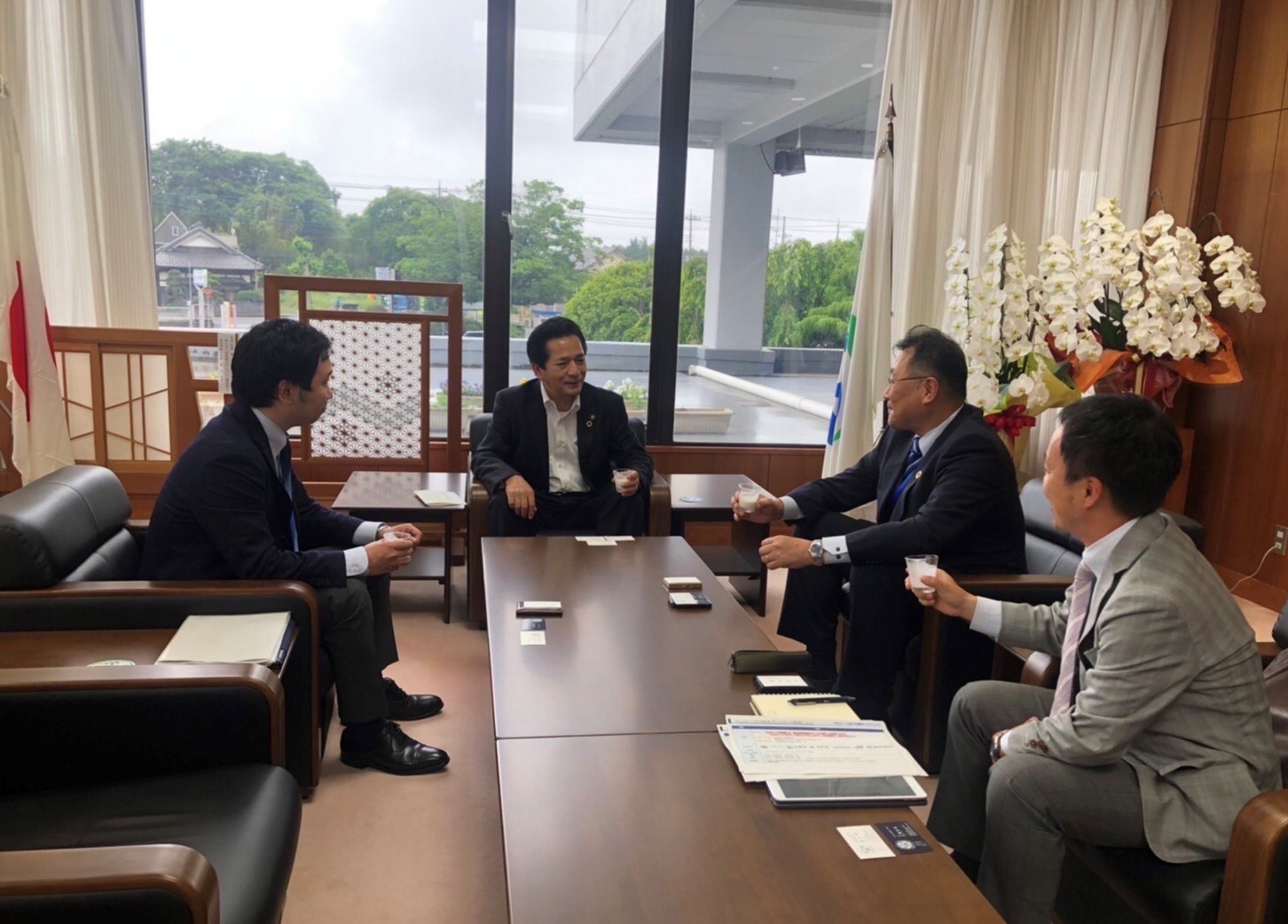 長野様と意見交換