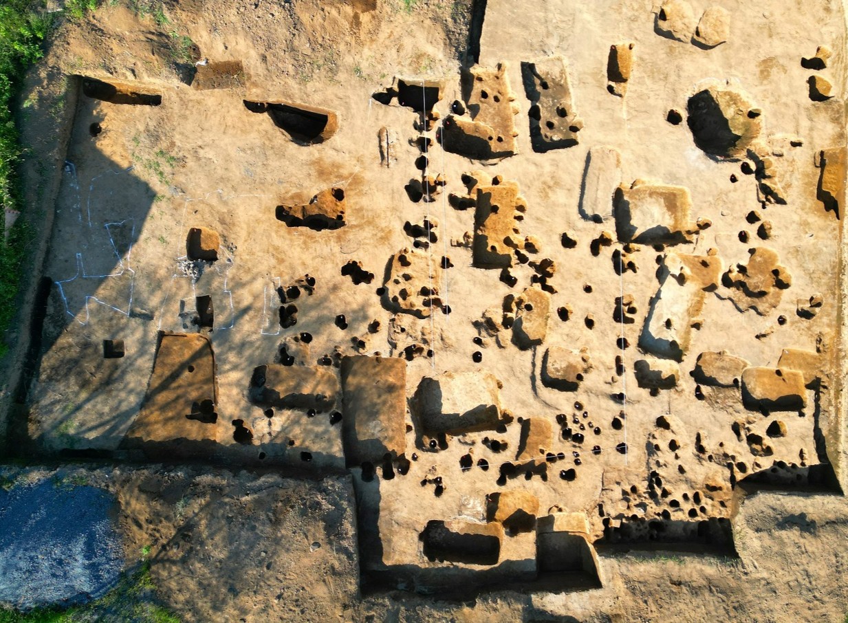 小河城跡空撮 小河城跡空撮